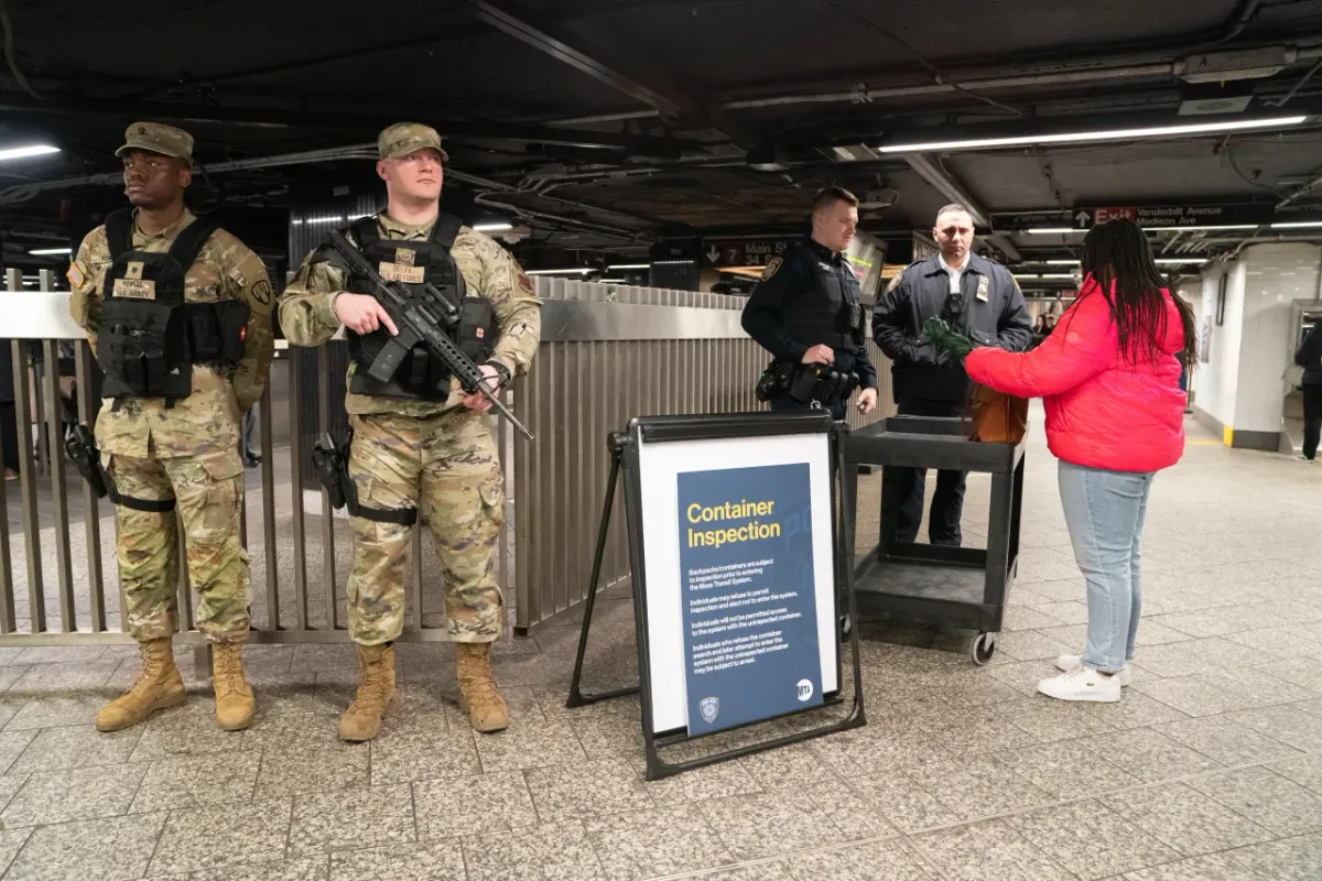The National Guard is in the subway — now what?